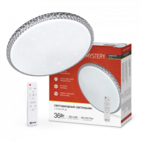Светильник сд COMFORT MYSTERY 36Вт 230В 3000-6500K 2900Лм 400x70мм с пультом ДУ IN HOME