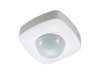 Датчик присутствия потолочный, накладной, 3-х проводной, макс.2000Вт, IP65, белый