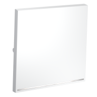 Клавиша для выключателя/переключателя одноклавишного с подсветкой, S70 (белый матовый)