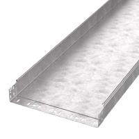 Лоток неперфорированный Профи HDZ 400х80х6000 (1,5 мм) (12 м/уп) Промрукав