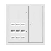 Щит этажный 9 кв. RAL9003 3 окна в ряд по гориз. (1000х950х150) EKF PROxima