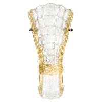 820629 Бра ZUCCHE 2х40W G9 БЕЛЫЙ/ЯНТАРЬ