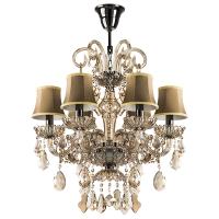 715067 Люстра NATIVO 6x40W E14 КОНЬЯК/ЧЕРНЫЙ ХРОМ/БЕЖЕВЫЙ