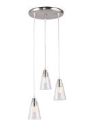 Светильник подвесной (подвес) Rivoli Picco 5038-203 3 * E14 40 Вт лофт - кантри