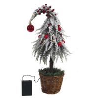 718574 Изделие декоративное  Ёлка с подсветкой  L15 W15 H45 см  (3хААА не прилаг.)