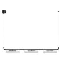 6561/6 SUSPENTIONI LN25 241  черный/прозрачный/металл/стекло Подвес G9 6*20W 220V TORONTO