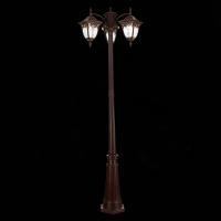 SL083.705.03 Светильник уличный наземный ST-Luce Кофейный/Кофейный, Прозрачный E27 3*60W CHIANI