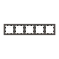 5 - местная рамка, мокко, пластик Эпика EKF