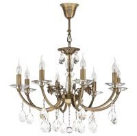 694081 Люстра подв STREGARO 8х60W E14 БРОНЗА