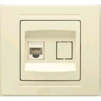 MD2912130 Розетка компьютерная (1ad.cat 5) крем