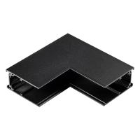 509137 Соединитель L-образный вертикальный накладной UNO ЧЕРНЫЙ