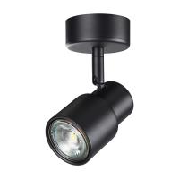 370922 OVER NT22 258 черный Светильник накладной IP20 GU10 50W 220V MOLO