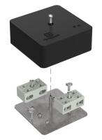 Коробка огнестойкая разветвительная для кабель-канала 40-0450-FR6.0-4-4-Р Е15-Е60 RAL9005 75х75х30 (87 шт/кор) Промрукав