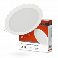 Панель сд встраиваемая круглая RLP-VC 36Вт 230В 4000К 2880Лм 220мм белая IP40 IN HOME