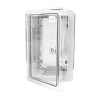 Корпус пластиковый ЩМПп с прозрачной дверцей и монтажной панелью 300х200х130мм, ABS, УХЛ1, IP65 REXANT
