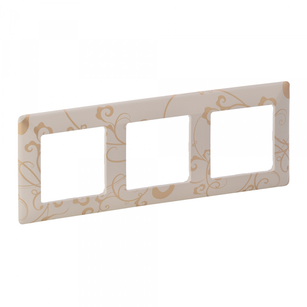 Legrand Valena LIFE Ампир бежевый Рамка 3-ая