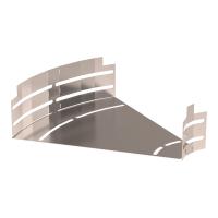 Угол горизонтальный изменяемый 0-45 градусов Стандарт INOX (AISI 409) 300х80 Промрукав