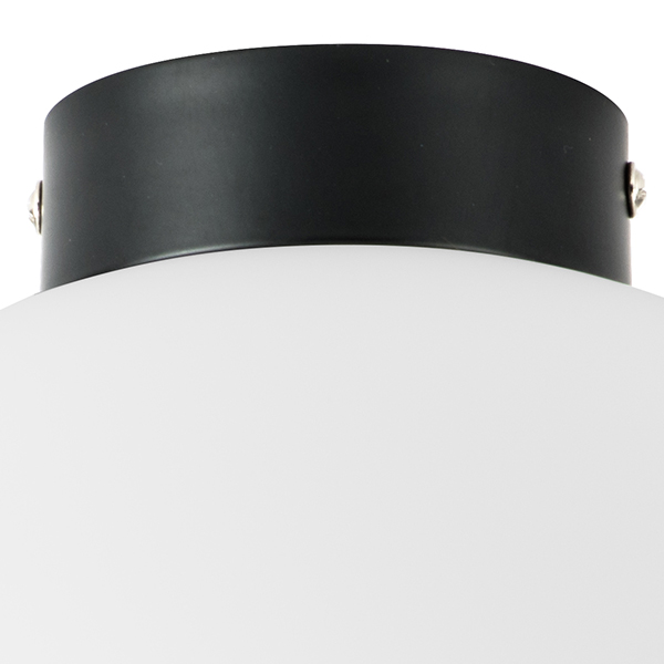 812037 Люстра GLOBO 1х40W E14 matt black/white