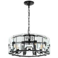 713267 Люстра NOVARA 6x40W E14 ЧЕРНЫЙ МАТОВЫЙ