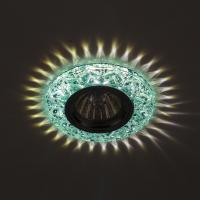 DK LD4 BL/WH Светильник ЭРА декор cо светодиодной подсветкой MR16, голубой (50/1400)