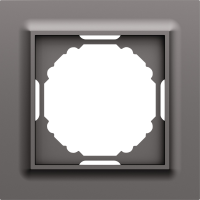 Рамка 1-я, Wave матовый титан, серия A07