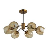 5649/6C COMFI LN23 000 чёрный, бронза Люстра потолочная E27 6*60W 220V ODELL