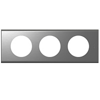 Legrand Celiane Сталь фактурная Рамка 3-ая (2+2+2 мод)