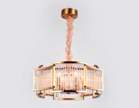 TR5368/6 GD/CL золото/прозрачный E14/6 max 40W D500*653 Подвесная люстр