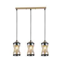 Светильник подвесной (подвес) Rivoli Monique 9105-203 3 * Е27 60 Вт модерн потолочный