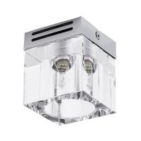 104010 Светильник ALTA QUBE LO CR G9 ХРОМ/ПРОЗРАЧНЫЙ