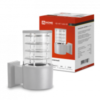 Светильник уличный односторонний НБУ ART-1хA60-GR алюм под 1хA60 E27 серый IP65 IN HOME