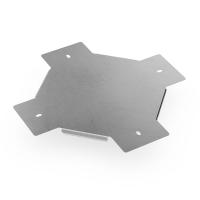 Крышка ответвителя Х-образного Профи INOX (AISI 304) 150 (1,0 мм) Промрукав