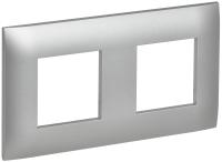 SKANDY Рамка 2-местная SK-F02S серебряный IEK