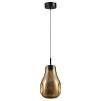 5098/4LA PENDANT ODL25 423 черный/золотой/металл/стекло Подвес LED 4W 4000K 388Лм NAVE