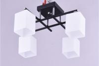 Люстра LV 9184/4 Алькор Черный/хром E27 40W