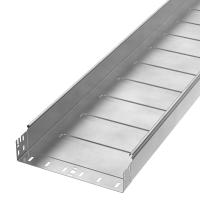 Лоток неперфорированный Профи INOX (AISI 304) 300х80x6000 (1,0 мм) (12 м/уп) Промрукав