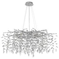 4970/12 HALL ODL24 635 матов.серебристый/алюмин./хрусталь Люстра G9 12*40W DELICA