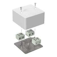 Коробка огнестойкая для кабель-канала 40-0460-FR10.0-6 Е15-Е120 RAL9003 85х85х45 (44 шт/кор) Промрукав