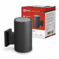 Светильник уличный односторонний НБУ LINE-1хA60-BL алюм под 1хA60 E27 черный IP65 IN HOME