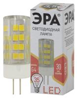 Лампочка светодиодная ЭРА STD LED JC-3,5W-220V-CER-827-G G4 3,5Вт керамика капсула теплый белый свет