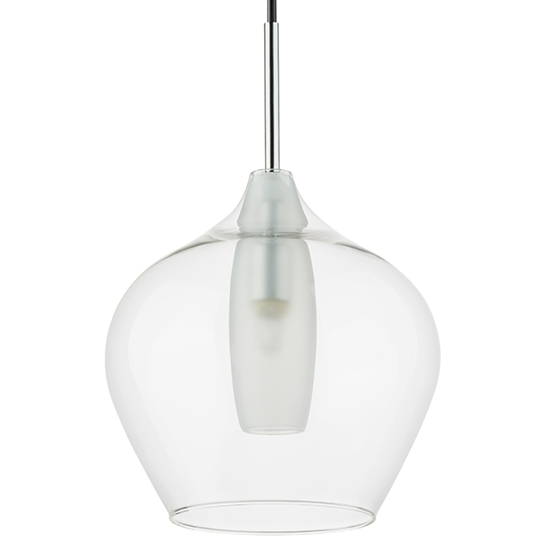 803041 Подвес PENTOLA 1х25W G9 ХРОМ/ПРОЗРАЧНЫЙ