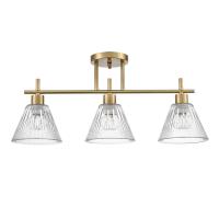 8188/3C COMFI LN25 190 латунь/прозрачный, металл/стекло Потолочный светильник E14 3*40W 220V VIVIAN