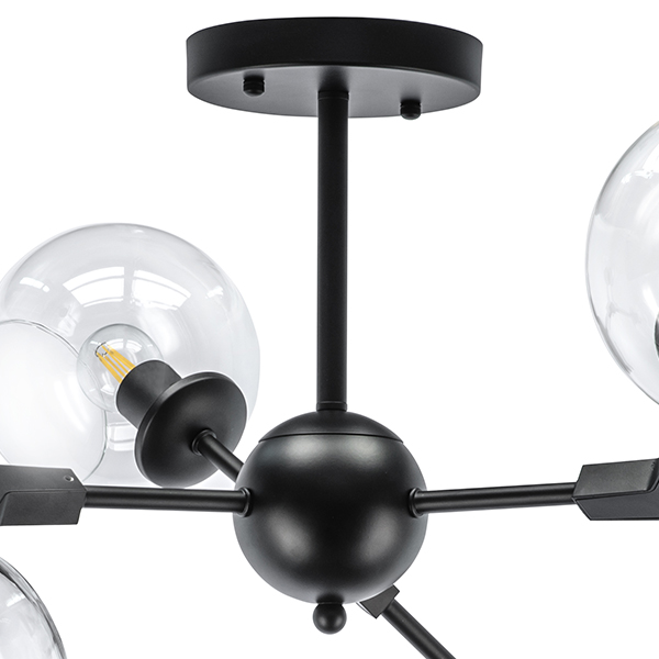 785067 Люстра BETA 6x40W E27 ЧЕРНЫЙ