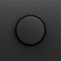 Накладка для светорегулятора поворотного, черный графит, серия S08