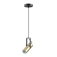 3714/1 MODERNI LN19 238 золотой, чёрный Подвес GU10 LED 1*5W 220V CLAIRE