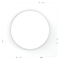 Светорегулятор встраиваемый VOLTUM S70 поворотно-нажимной 600 Вт, (белый матовый)