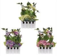 270800 Цветочная композиция  L16 W8 5 H25 см  3в.  (б/инд.уп)