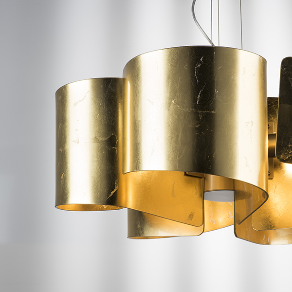 811152 Подвес PITTORE 5х40W E27 GOLDEN