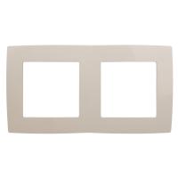 12-5002-02 ЭРА Рамка на 2 поста, Эра12, слоновая кость (10/100/2800)