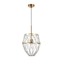 SL1016.213.01 Светильник подвесной ST-Luce Золотистый/Золотистый, Прозрачный E27 1*60W NARRIO